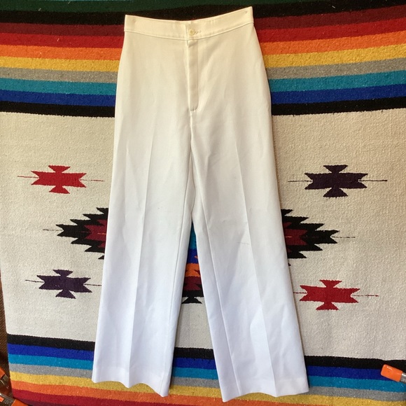 Vintage Levi’s Bend over trousers pants 70s women’s wide leg pants 26 x 30 - Picture 1 of 16